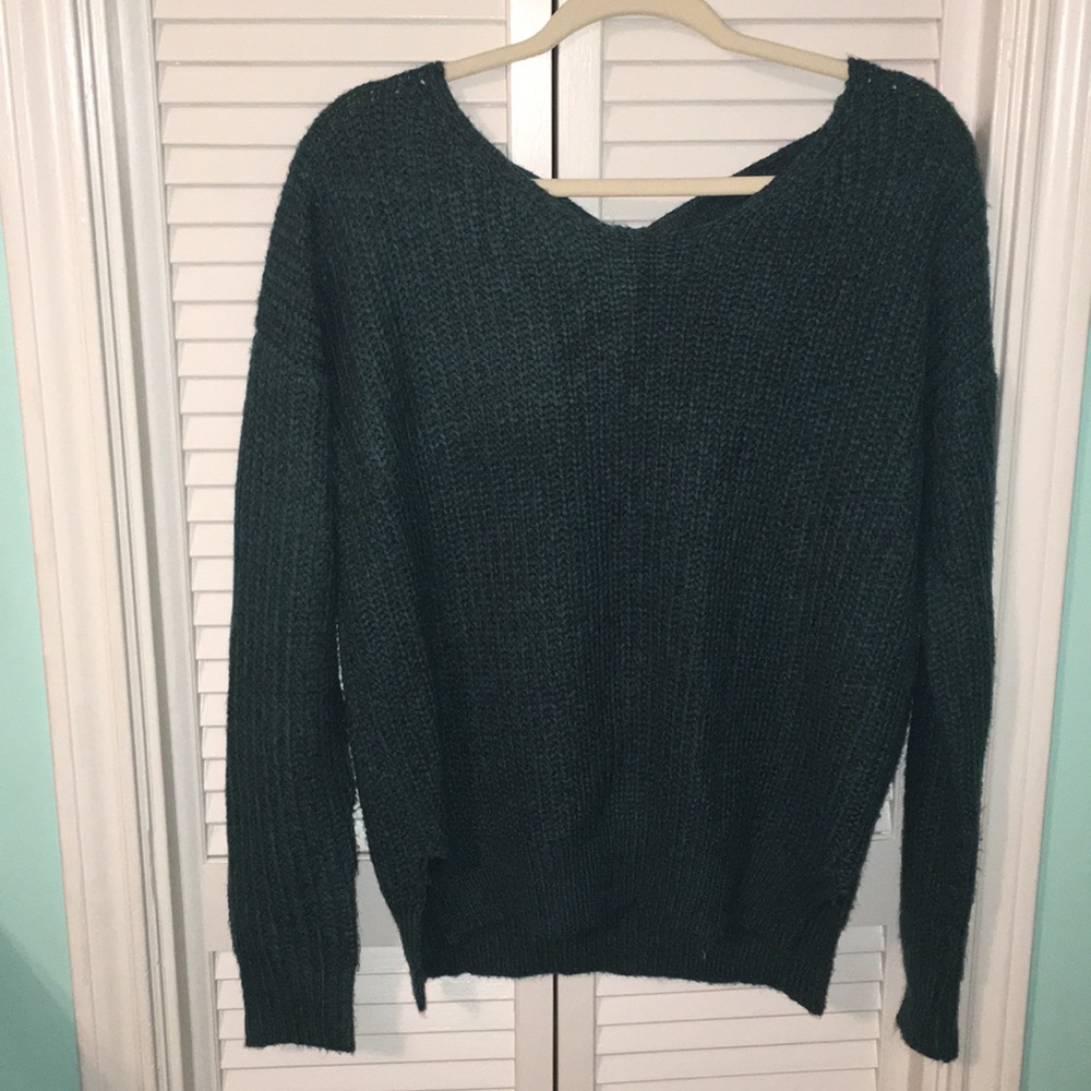 Teal oversized sweater